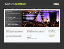 Tablet Screenshot of michaelmcmillan.com